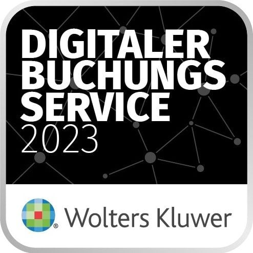 Wolters Kluwer, Logo für Leistung: Digitaler Buchungsservice 2023